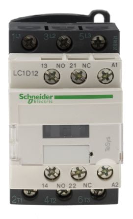 LC1D12P7 LC1D 3 Pole Contactor - 12 A, 230 V ac Coil, 3NO, 5.5 kW