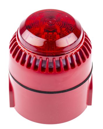 ROLP/RL/R/D RoLP Solista Sounder Beacon - Red LED, 9 28 V dc