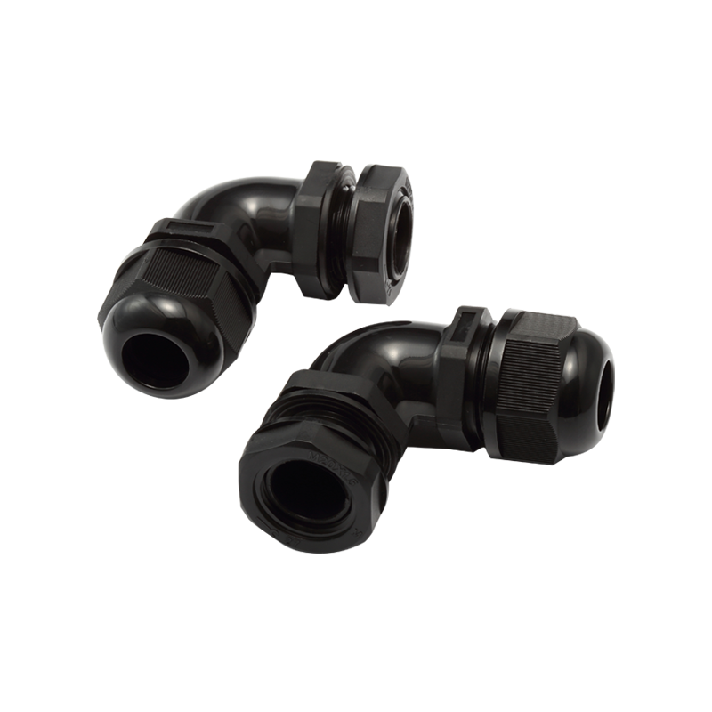 M16X1.5 NYLON66   IP68 Waterproof 90 Degree Elbow Cable Glands