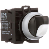 M22-WRK3/K20 Selector Switch 2 Make Contacts (NO) 29.7mm Black, Eaton
