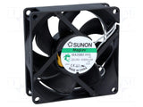 MA2082-HVL.GN AC Axial Fan, 220V to 240V, Square, 80 mm, 25 mm, Vapo Bearing, 41 CFM