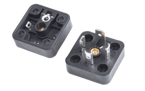 CMD8118231 3P+E DIN 43650, Male Solenoid Valve Connector