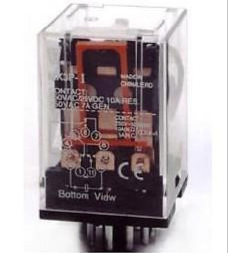 MK3P-I 24DC Relay 11-Pin 10A 250VAC With PF113A Socket Base