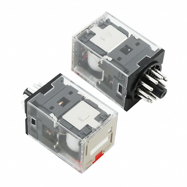 MKS2PI AC24 RELAY GEN PURPOSE DPDT 10A 24V