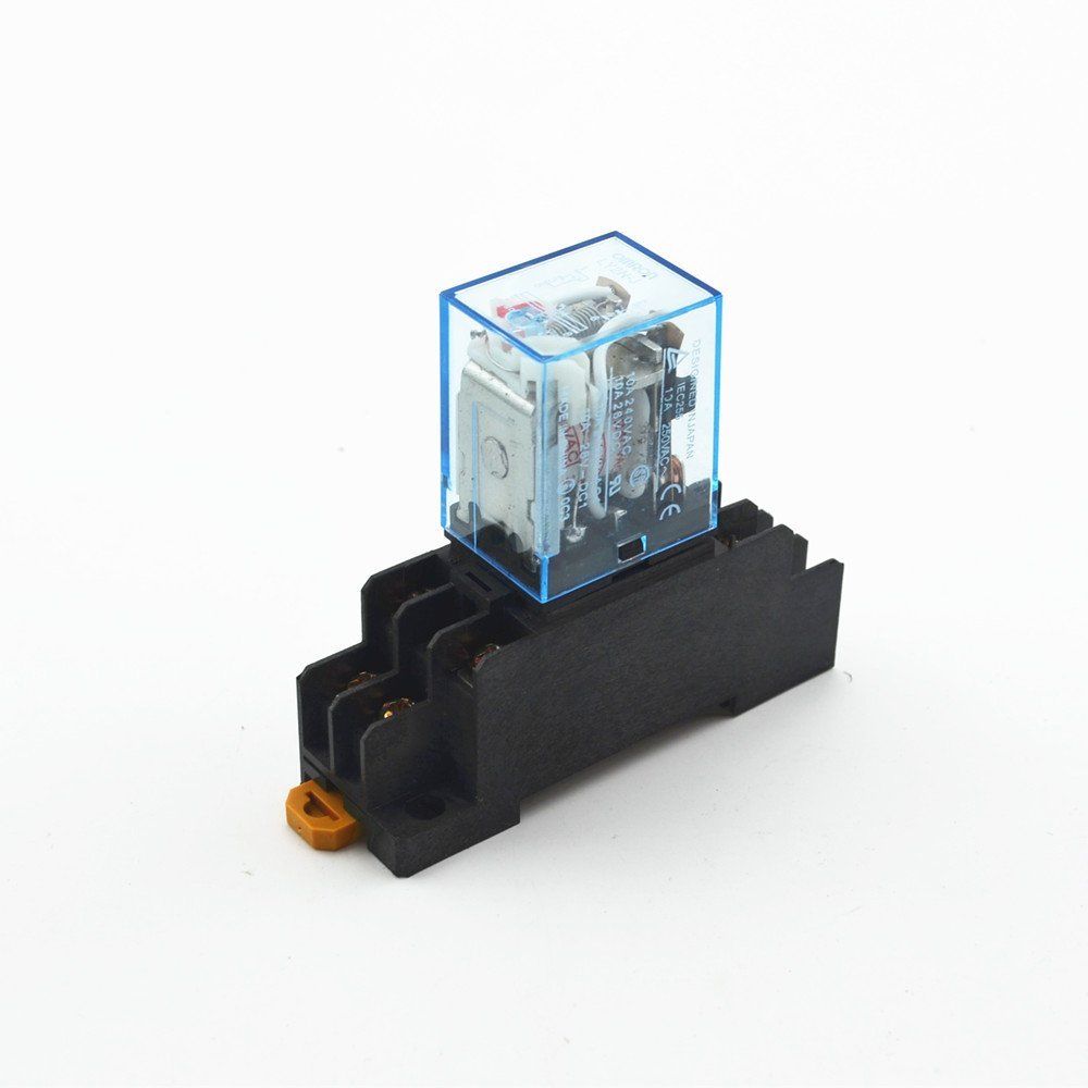 MY2NJ 110V AC Small relay 5A 8PIN Coil DPDT With Socket