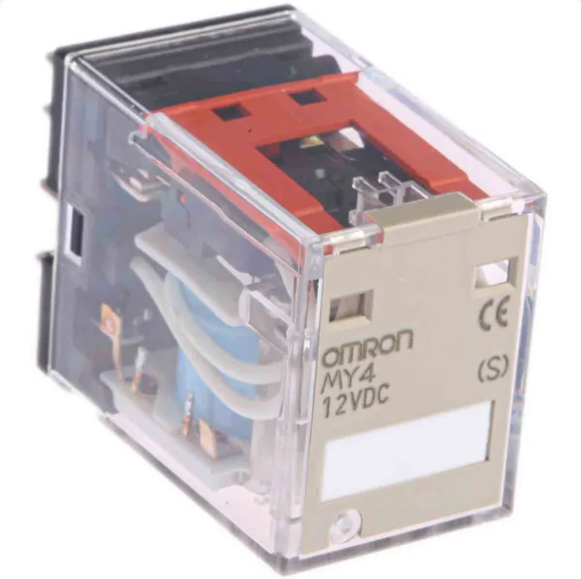 MY4 12VDC (S) Plug In Power Relay, 12V dc Coil, 5A Switching Current, 4PDT