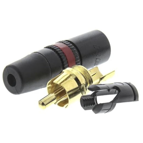 NYS373-2 Red Straight RCA Plug