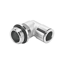 NPQM-L-G12-Q10-P10 Threaded-to-Tube Pneumatic Elbow Threaded-to-Tube Adapter