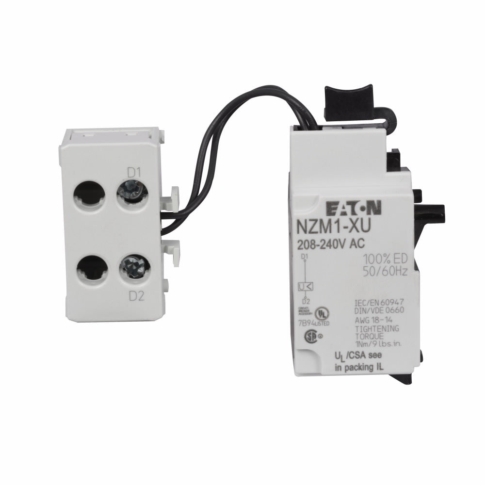 NZM1-XU208-240AC UV RELEASE SCREW TERMINALS N(ZM)1 208-24