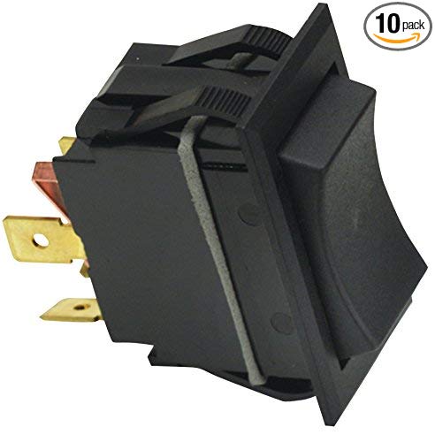 NON ILLUMINATED, SPDT, (ON)-OFF-(ON), BL