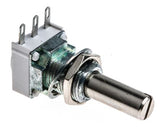 P11S1V0FLSY00103KA  1 Gang Rotary Cermet Potentiometer with an 6 mm Dia. Shaft - 10kΩ, ±10%, 1W Power Rating