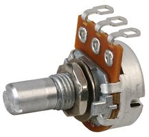 P160KNP-0EC15B100K  Rotary Potentiometer, Conductive Plastic, 100 kohm, 1 Turns, Linear, 200 mW