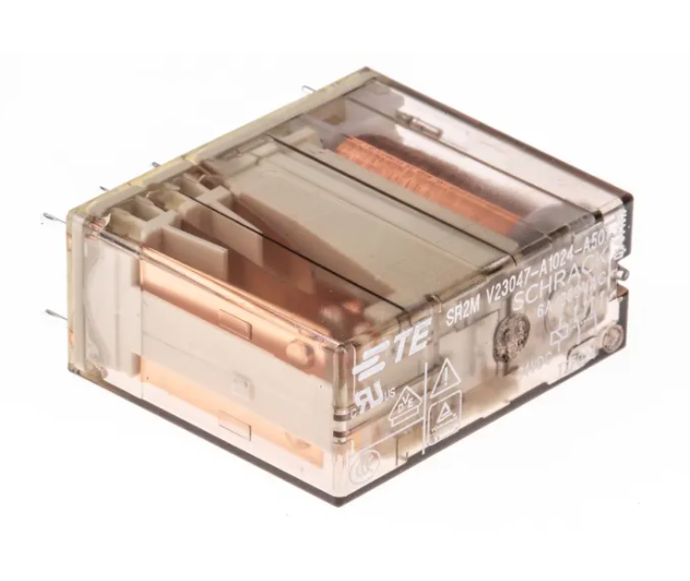 V23047-A1024-A501 1-1393258-5 PCB Mount Force Guided Relay, 24V dc Coil Voltage, 2 Pole, DPDT