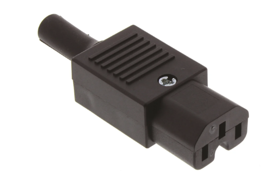 PX0597 C15 Cable Mount IEC Plug Socket, 10A, 250 V ac
