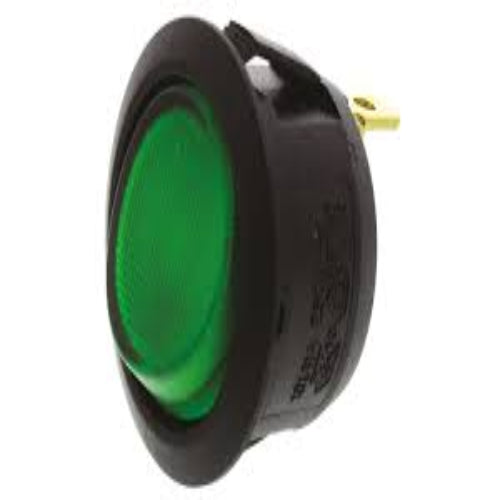 R13-112A-02-BB-3A Rocker Switch Round On-Off