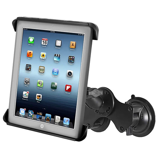 RAMB189TAB3U Double Twist-Lock Suction Cup Mount Black