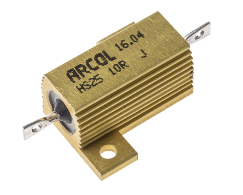 HS25 100R J Aluminium Housed Axial Wire Wound Panel Mount Resistor