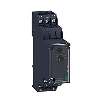 RM22TU23 Zelio Control Phase Monitoring Relay With DPDT Contacts