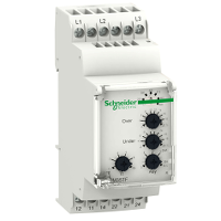 RM35TF30 Voltage Monitoring Relay With DPDT Contacts, 220 480 V