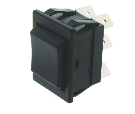 C1560AAAAA Double Pole Double Throw Latching Rocker Switch