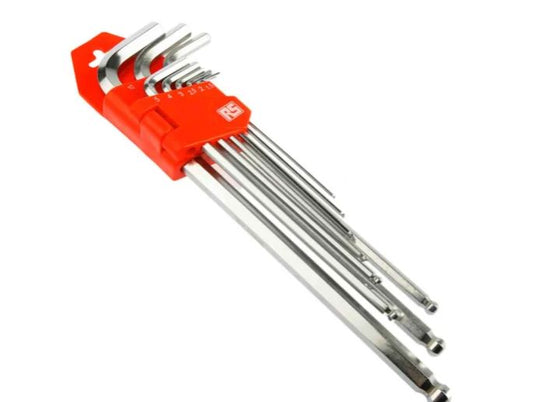 CMD542-3515 -9 piece L Shape Metric Hex Key Set, 1.5 → 10mm