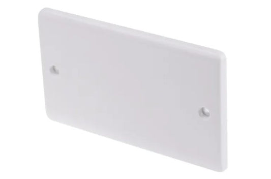CMD667-9964 White 2 Gang Blanking Plate