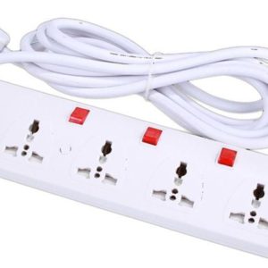 RXT-704WN EXTENSION SOCKET 4GANG/13AMP SWITCH