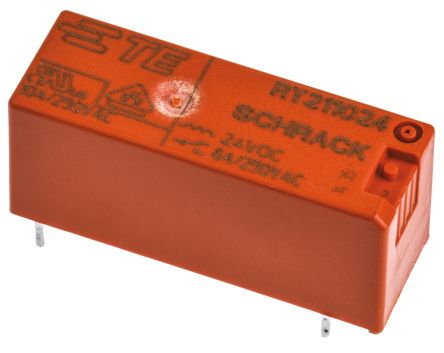 SPDT Non-Latching Relay PCB Mount, 24V dc Coil, 8 A