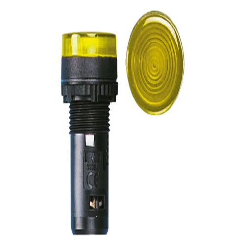 S20SA40 BACO Yellow Incandescent, Neon Pilot Light, 22mm Cutout