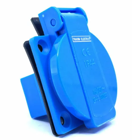YGB-019 BUILT-IN SOCKET WITH PIN 16A 250V 2P+F YGB-019 TRACON