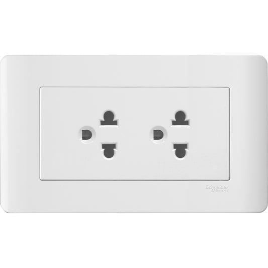CX1/09, 16A 3 PIN SOCKET 250V WHITE