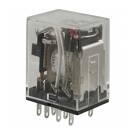 SZR-MY4-N1-DC24V Plug In Power Relay, 24V dc Coil, 3A Switching Current, 4PDT