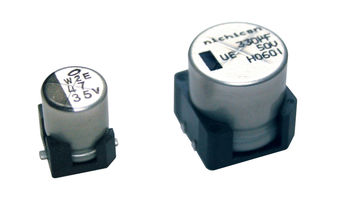 UUE1H330MNS1GS 33μF Electrolytic Capacitor 50V dc, Surface Mount