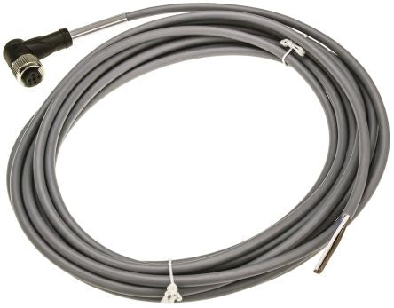 V1-W-5M-PVC  M12 4-Pin Female Connector for use with M12