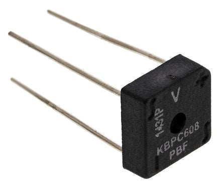 VS-KBPC608PBF Bridge Rectifier, 6A 800V, 4-Pin D 72
