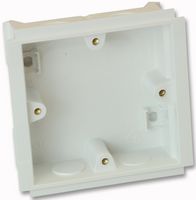 VTS/6025 WHI Trunking Fitting, 1 Gang Box, White, 25 mm