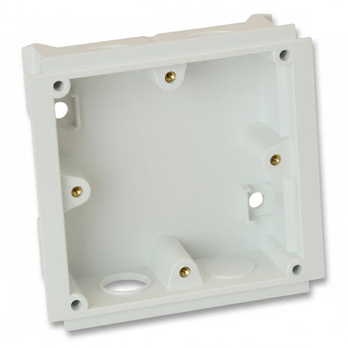 VTS/6025 WHI Trunking Fitting, 1 Gang Box, White, 25 mm