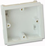 VTS/6025 WHI    Trunking Fitting, 1 Gang Box, White, 25 mm