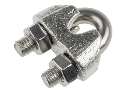 CMD1835908 Stainless Steel Wire Rope Clamp, DIN 741