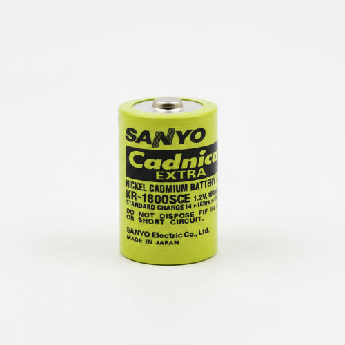 377-7775 Panasonic Sanyo Cadnica 1.2V CS NiCd Rechargeable Battery, 1800mAh
