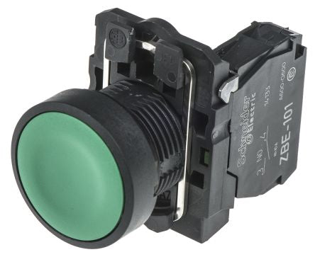 XB5AA31 Harmony XB5 Green Round Push Button, NO, 22mm
