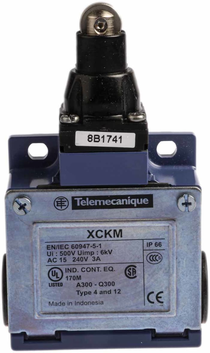 XCKM102H29 Snap Action Limit Switch - Zinc Alloy NO/NC Roller Plunger