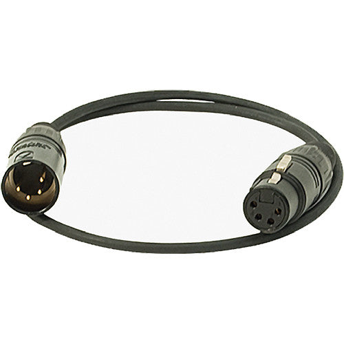 XLR4 4-Pin XLR Male to 4-Pin XLR Female Power Cable