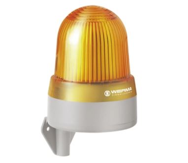 43330070 433 Sounder Beacon, Yellow LED, 10 - 48 V ac/dc