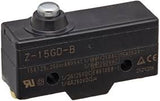 Z-15GD-B Snap Action Limit Switch - Thermosetting Resin, NO/NC, Plunger, 500V