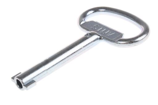 F8076 Zamak Zinc Plated Triangular Key