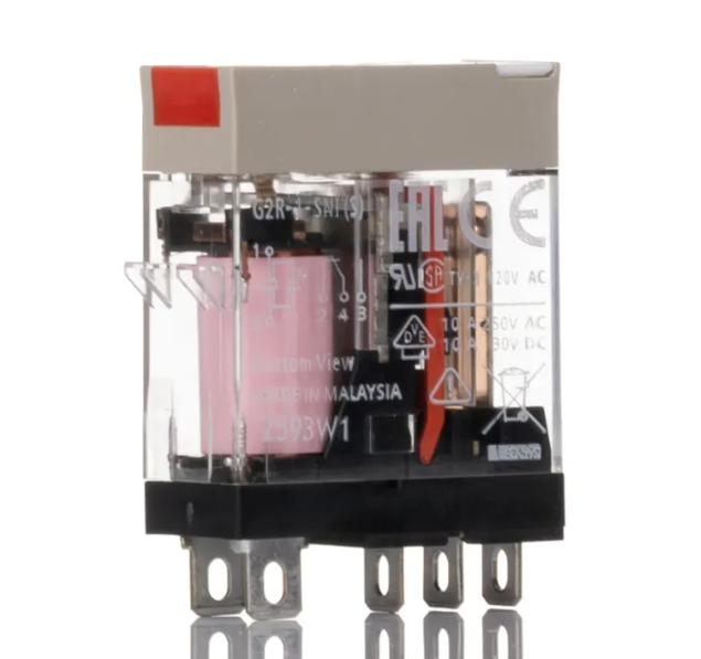 G2R-1-SNI AC230 (S) Plug In Power Relay, 230V ac Coil, 10A Switching Current, SPDT