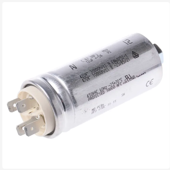 C878BF35120SA0J KEMET C87 Metallised Polypropylene Film Capacitor, 470V ac, ±5%, 12μF, Chassis Mount