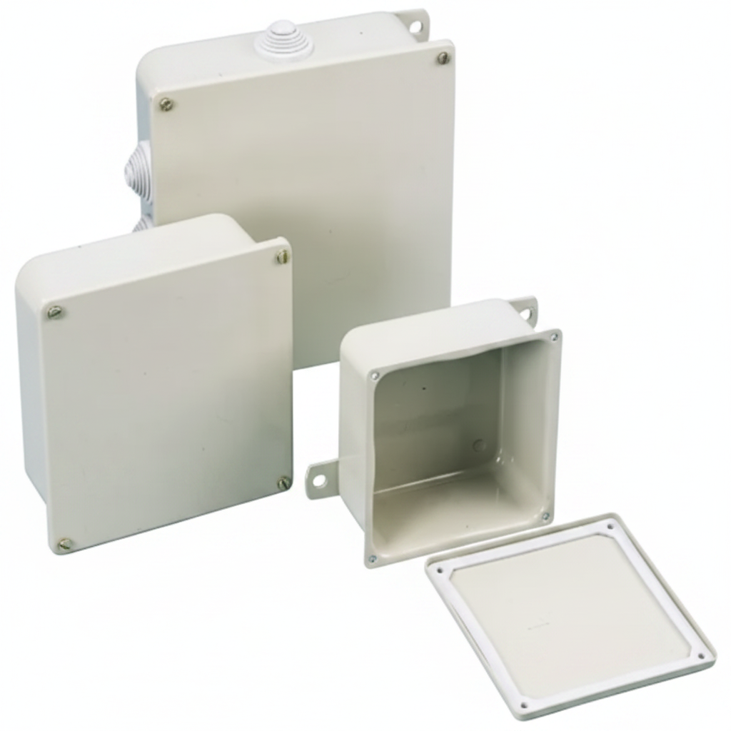NSYSBS16126 Special S44 Series Grey Steel Junction Box, IP66, 65 x 120 x 165mm