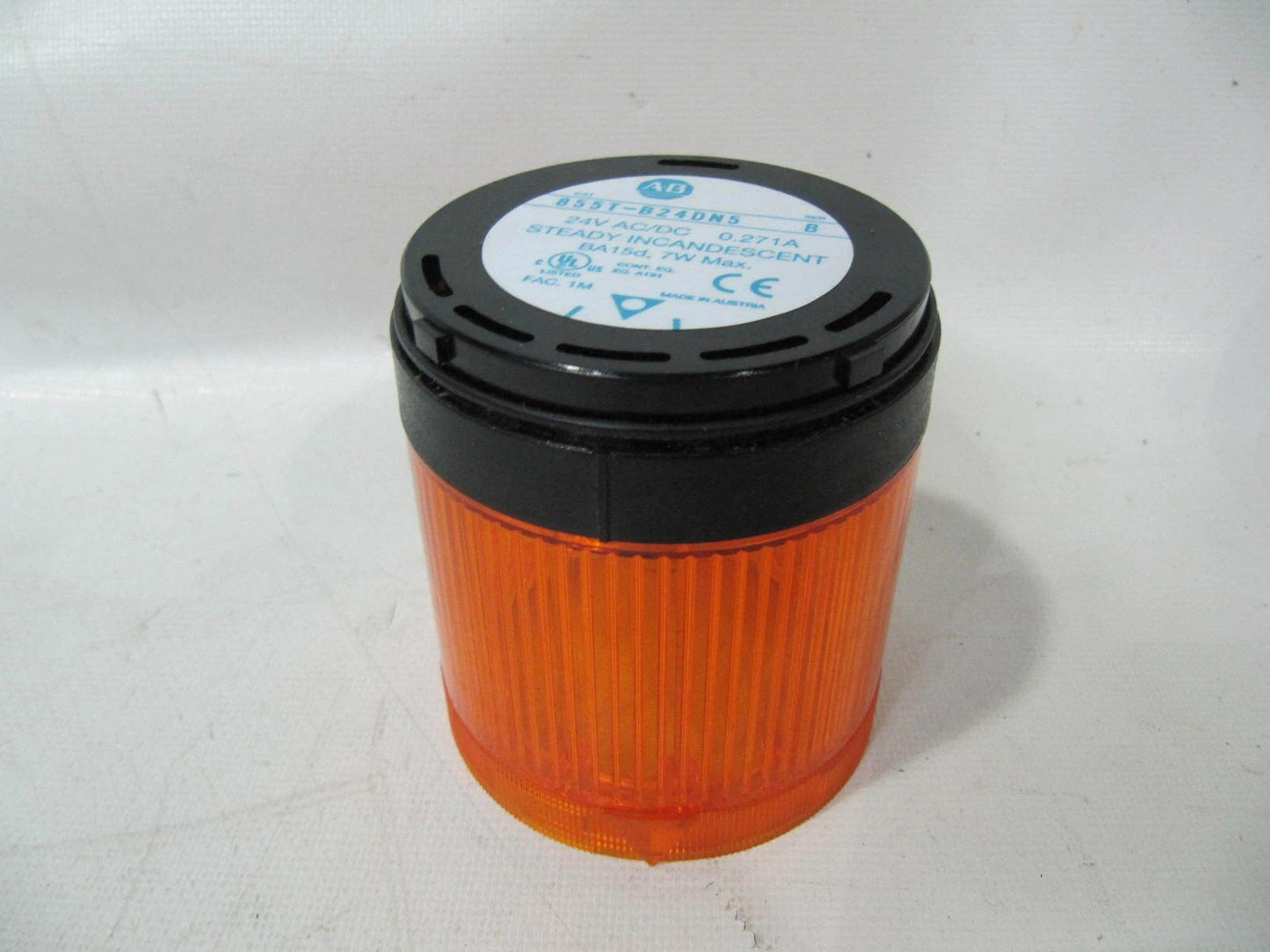 855T-B24DN5 Steady Incandescent Orange Stack Light